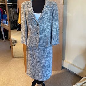 MAXMARA tweed size 12 jacket and skirt!